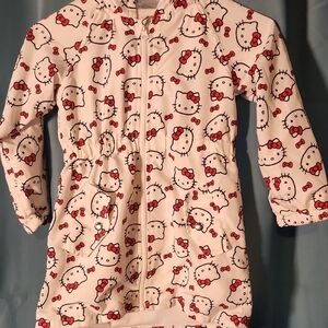 Hello Kitty White and Red Kids Raincoat
